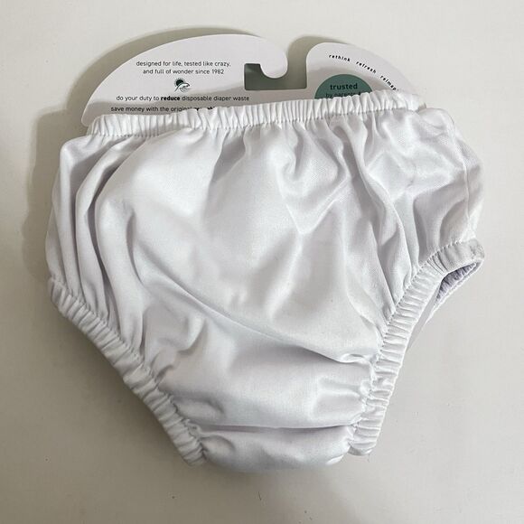 Green Sprouts Eco Pull-Up Reusable Swim Diapers Lot of 2 White SZ 12 Months NWT - Picture 6 of 9